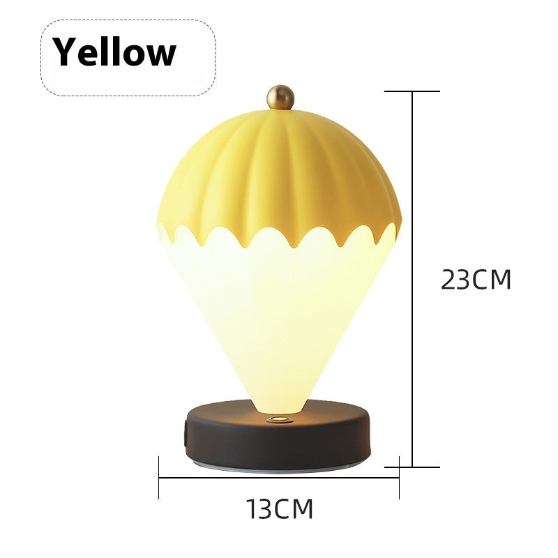 Hot Air Balloon Night Light – Nordic Style Battery-Powered Table Lamp for Bedroom & Bedside Decor