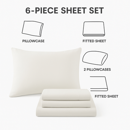 12 Piece Comforter Set with Cotton Bed Sheets Blue Cal King