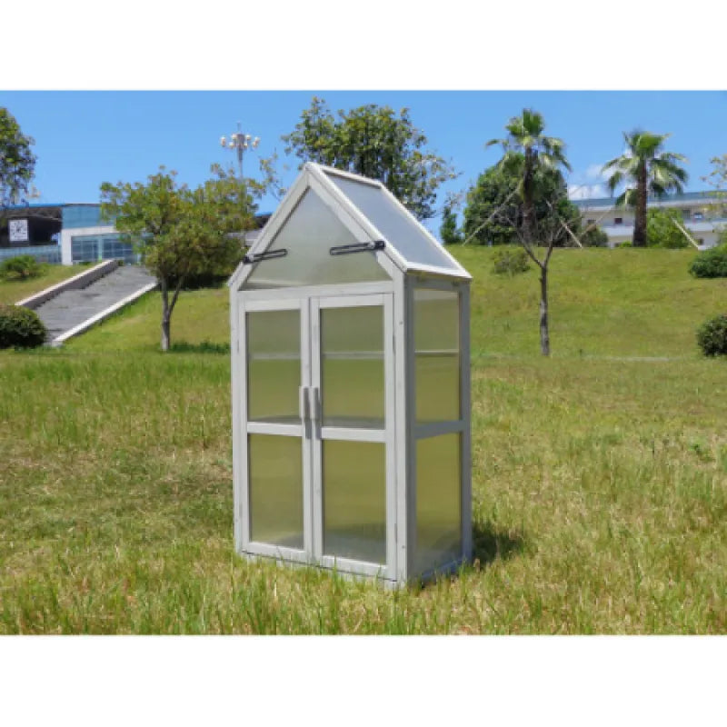 Mini Greenhouse Kit - Outdoor & Indoor Tiered Plant Stand | Small Green House for Balcony, Garden, Patio
