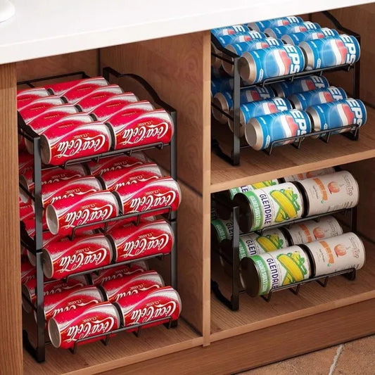 4-Layer Container Organizer Rack – Space-Saving Rolling Storage Shelf (Shipping Restrictions Apply)