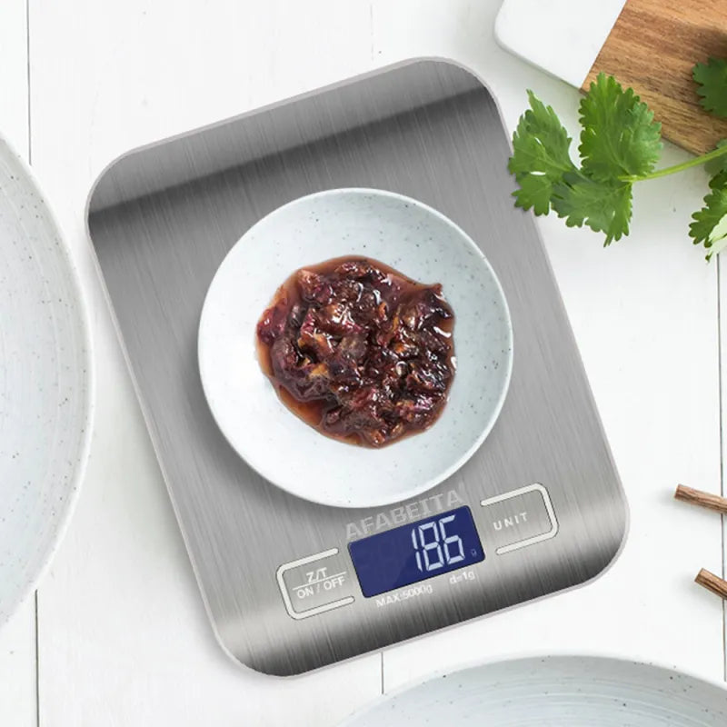 Digital Electronic Kitchen Food Diet Postal Scale Weight Balance 5KG 1g 11lb Kitchen Scales