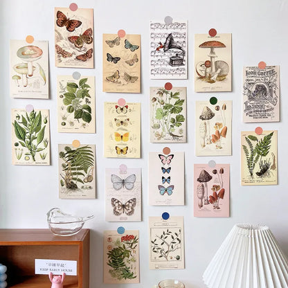 Forest Plant Series Decorative Postcard Wall Sticker