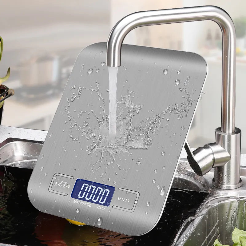 Digital Electronic Kitchen Food Diet Postal Scale Weight Balance 5KG 1g 11lb Kitchen Scales