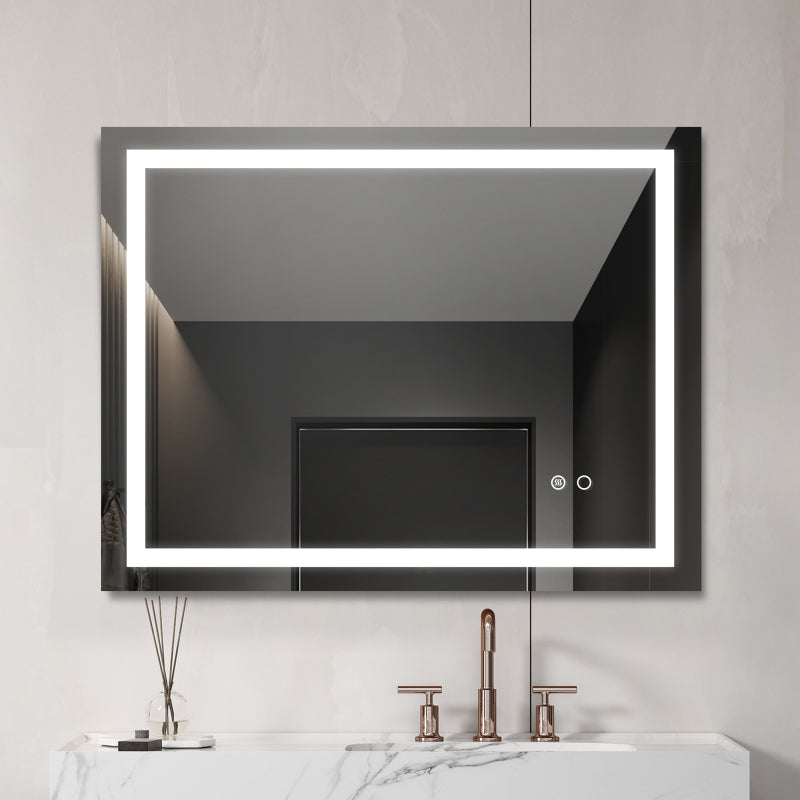 LED Bathroom Mirror – Touch Control • Anti‑Fog • Dimmable • Waterproof