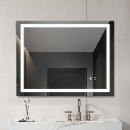 LED Bathroom Mirror – Touch Control • Anti‑Fog • Dimmable • Waterproof