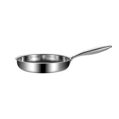 Frying Pan Household 304 Stainless Steel Induction Cooker Kitchenware Three-layer Steel