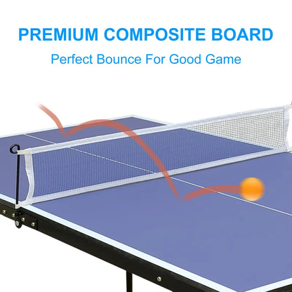 Table Tennis Table Folding Portable Table Tennis Table Set