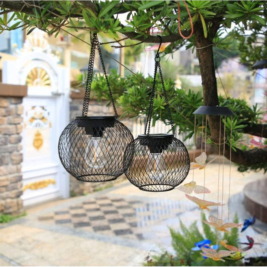 Fashion Simple Solar Garden Hanging Lamp