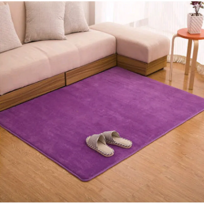 Memory Cotton Coral Velvet Non-Slip Carpet for Home