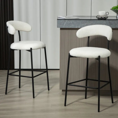Teddy Luxe Counter Stool