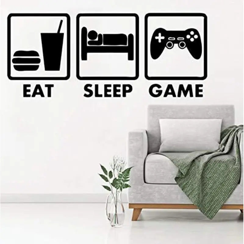 Gaming Wall Stickers – Removable & Waterproof